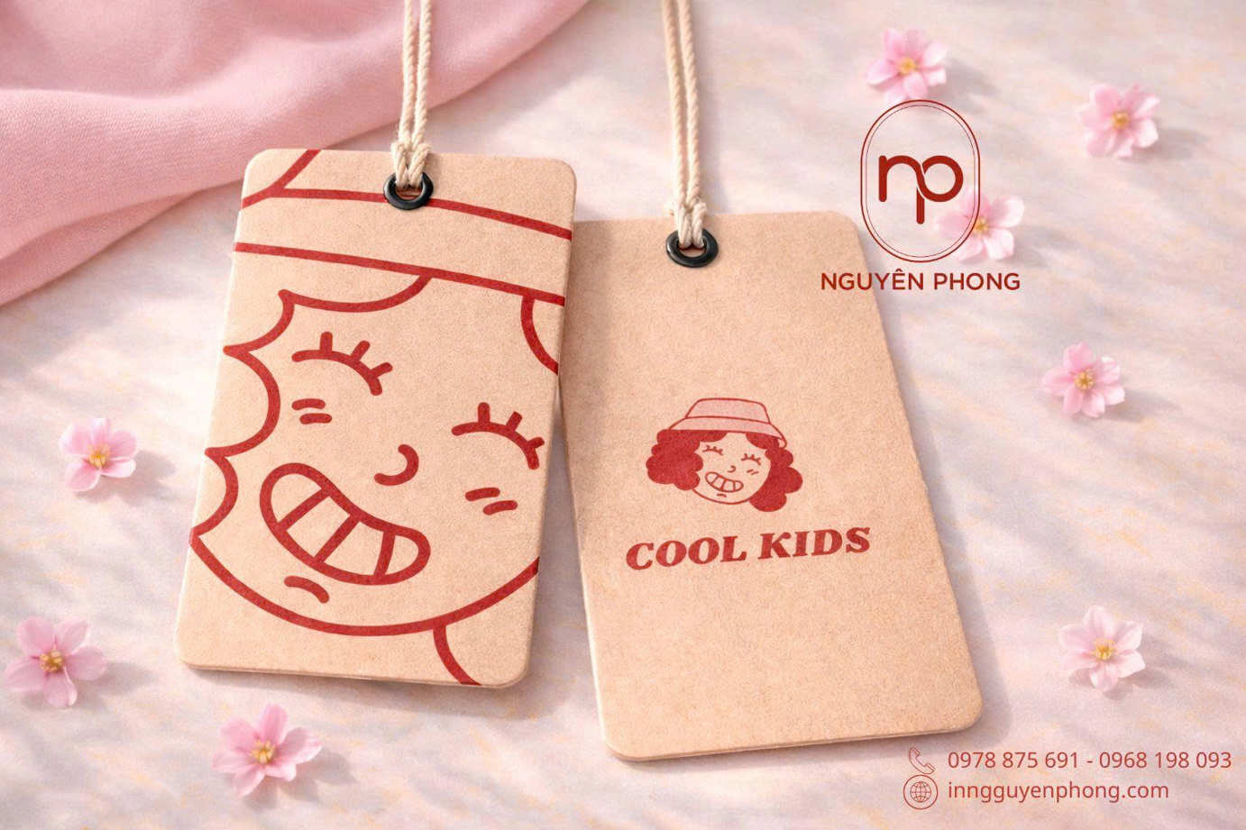 Mẫu tag quần áo xu hướng 